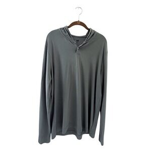 Paige Logan Hooded Henley MENs Sage Long Sleeve Tee - XL‎